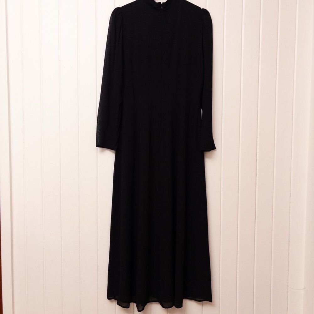 Reformation Castalia Dress Black Size 10 - Picture 7 of 9